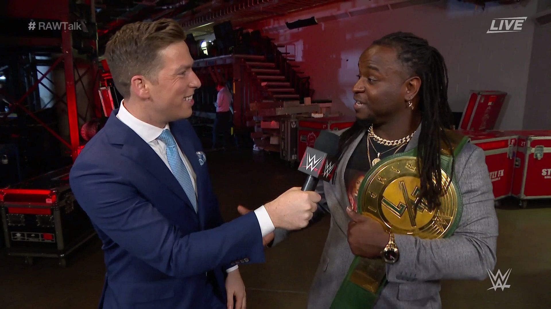 The 24/7 title shenanigans should be left off of WrestleMania Backlash.
